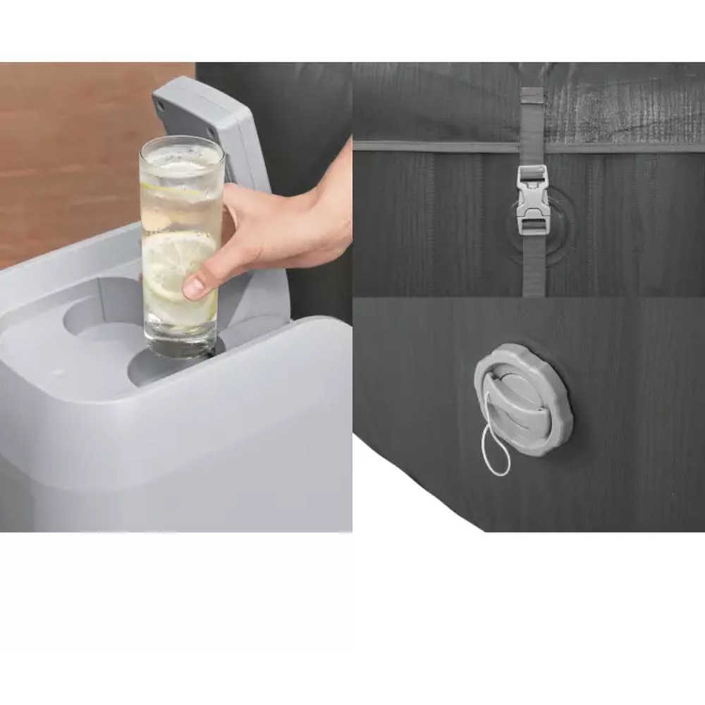 Piscina BESTWAY Layz SPA XXL, 7 persoane, 1370L, 270 x 180 x 71 cm