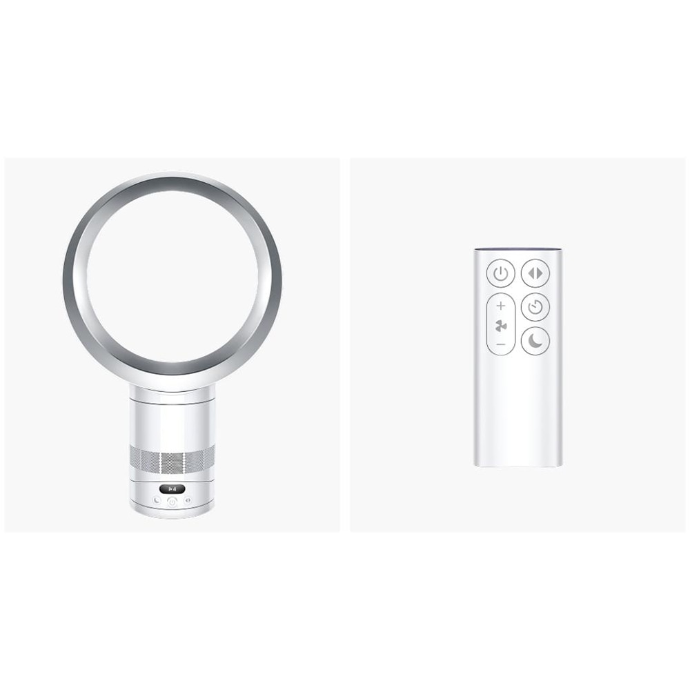 Ventilator de birou DYSON AM12 Cool CF1, Air Multiplier, 10 trepte viteza, 36 cm, 30W, alb