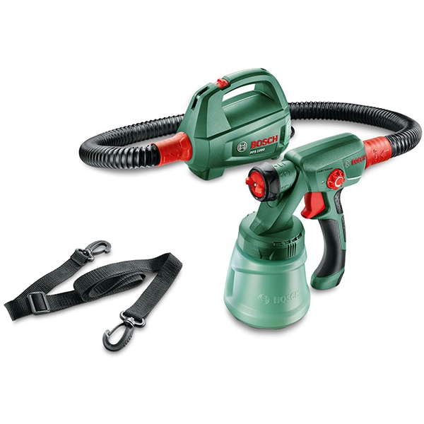 Pistol de vopsit Bosch PFS 1000 0603207000, 410W, rezervor 800ml, capacitate pompare 100ml/min, lungime furtun 1.3m + duza pentru vopsele