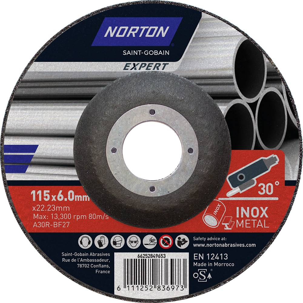 Disc polizare Norton, 115x6x22 mm