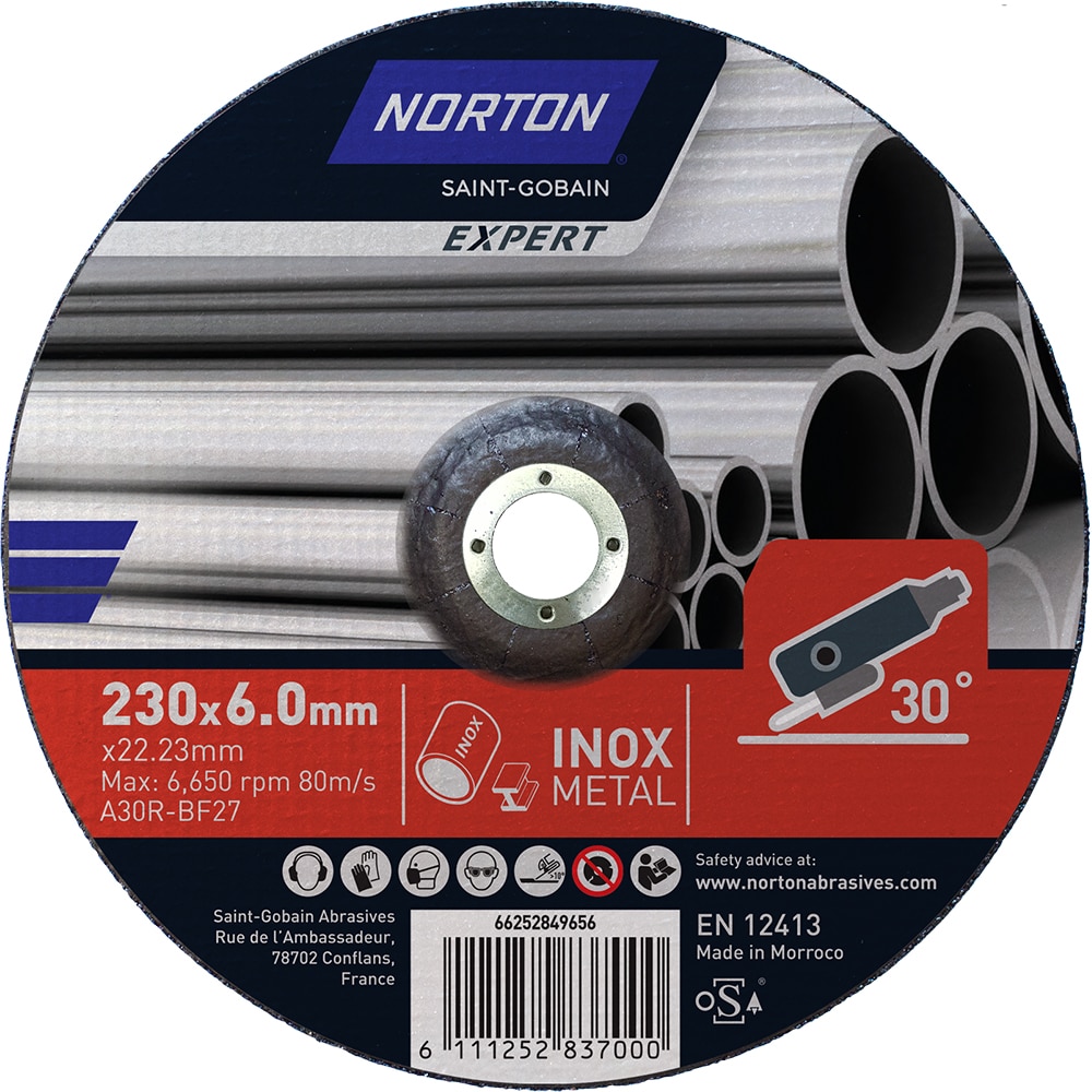 Disc polizare Norton, 230x6x22 mm