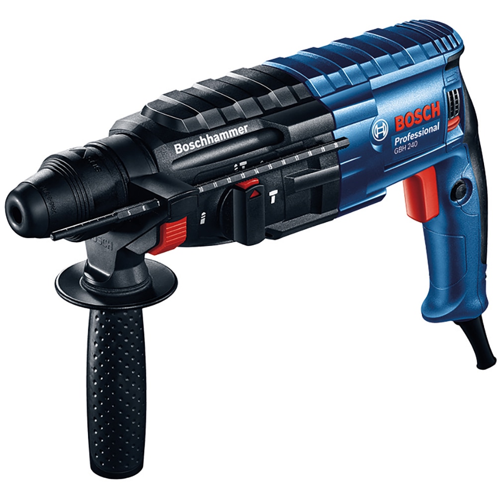 Set ciocan rotopercutor BOSCH GBH 240, 2.7J, SDS Plus, 930rpm + mandrina cu coroana dintata