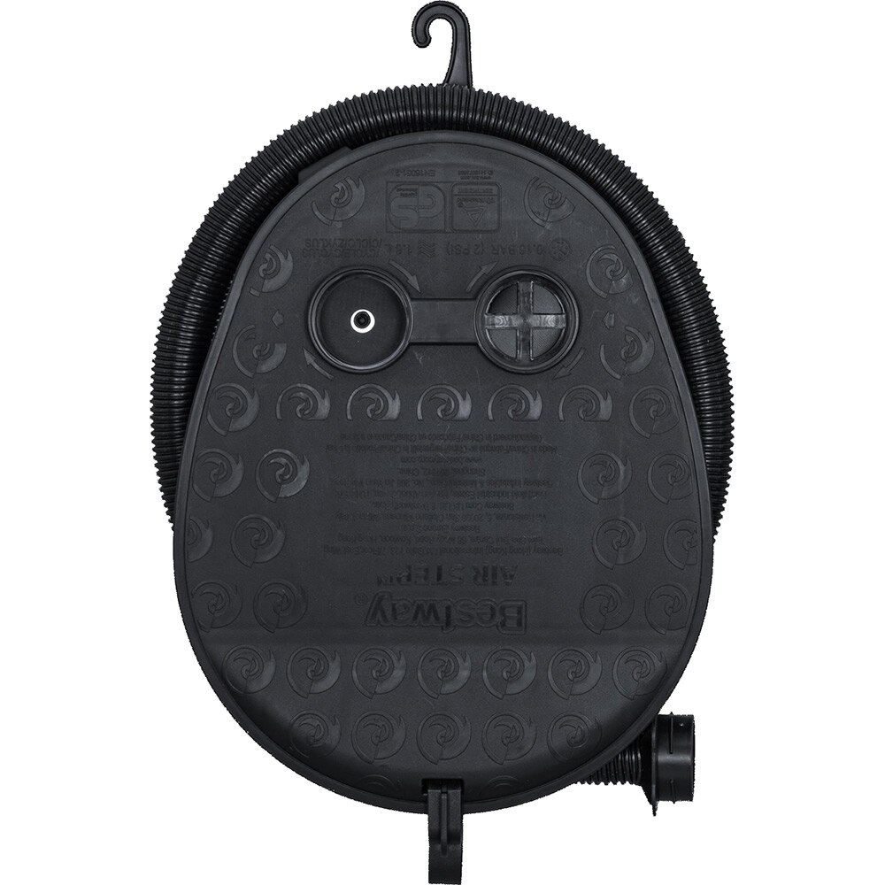 Pompa de picior BESTWAY Air Step, 1.6l, 3 adaptori de valva, plastic, negru/albastru