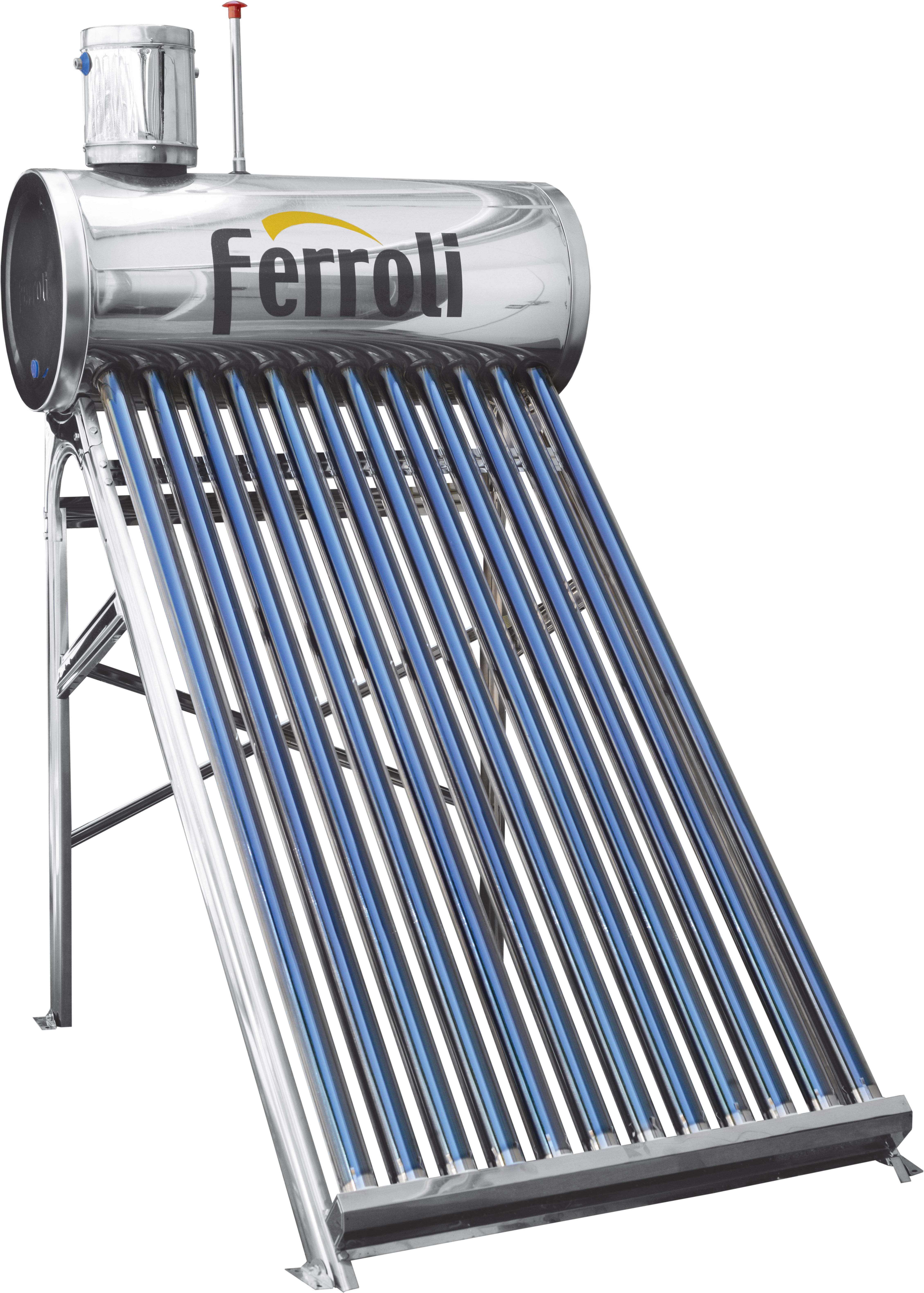 Panou solar nepresurizat, volum rezervor 120L, 12 tuburi  Ferroli Ecosole