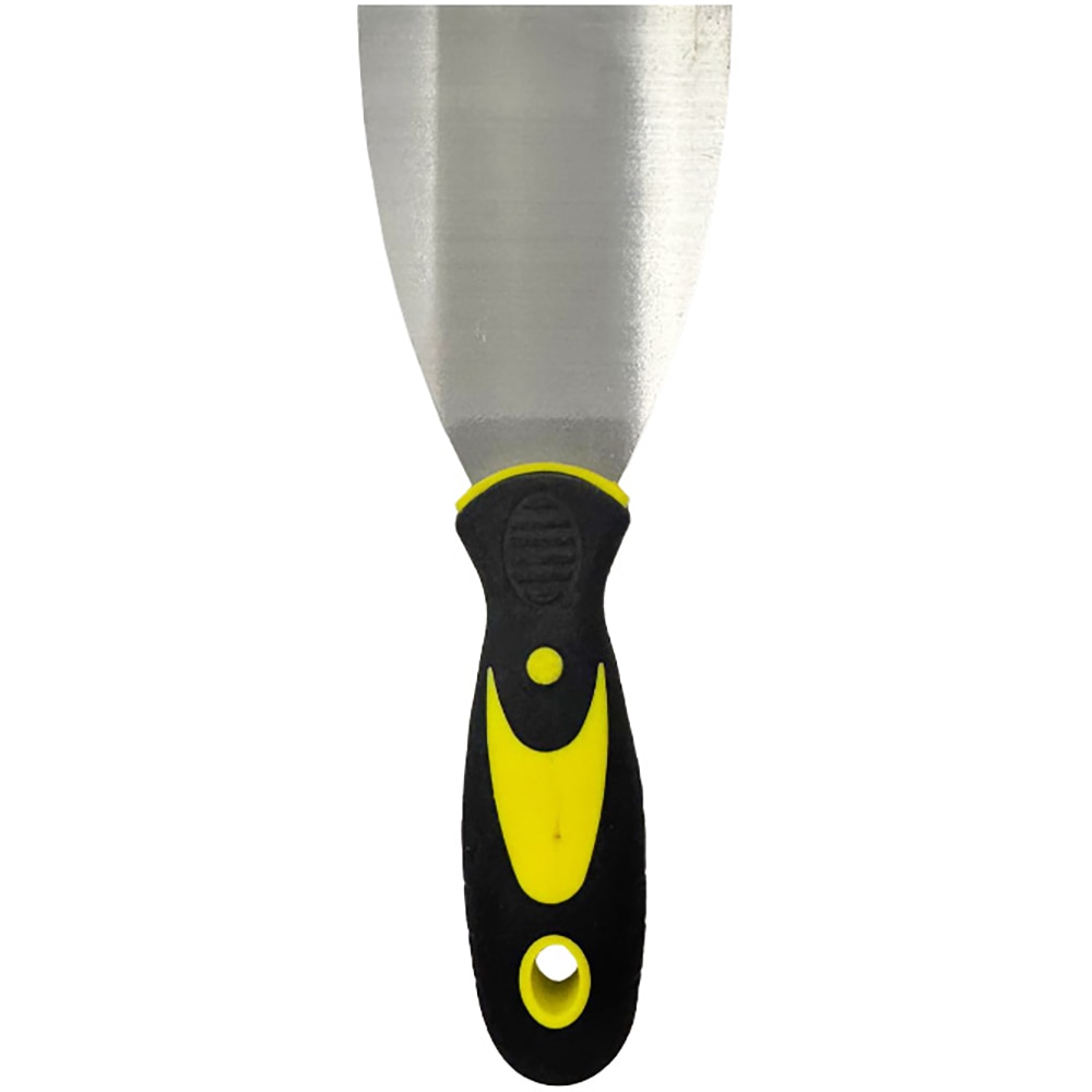 Spaclu 80 mm, otel, negru-galben