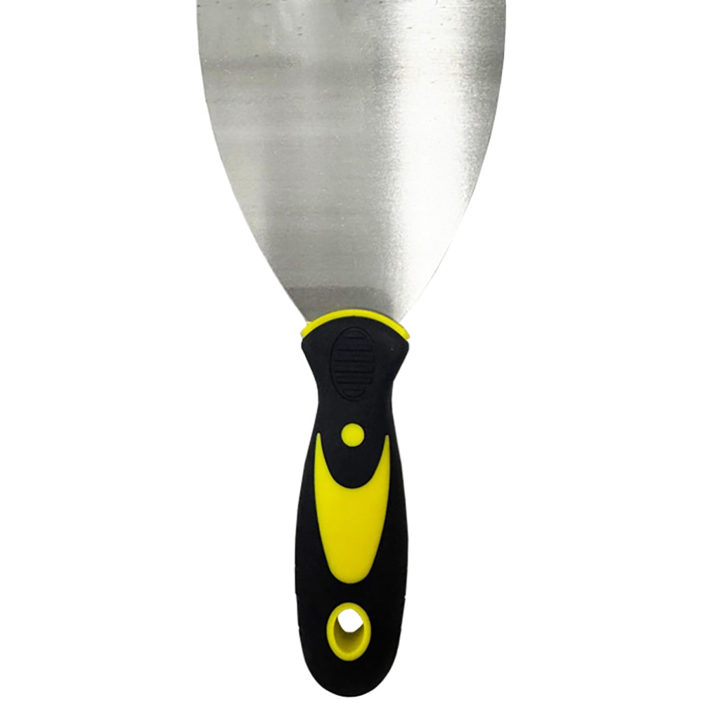 Spaclu 100 mm, otel, negru-galben