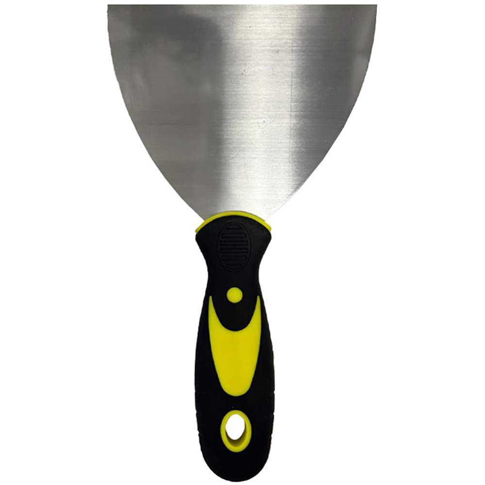 Spaclu 120 mm, otel, negru-galben