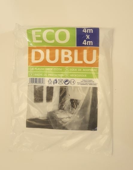 Folie de protectie suprafete, 4 x 4 m, Eco Solid