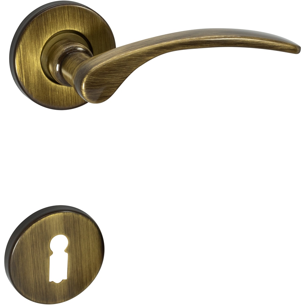 Maner cu rozeta D50, zamac, 110 mm, grafiat