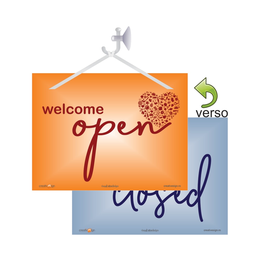 Indicator Inchis Deschis Creative Sign