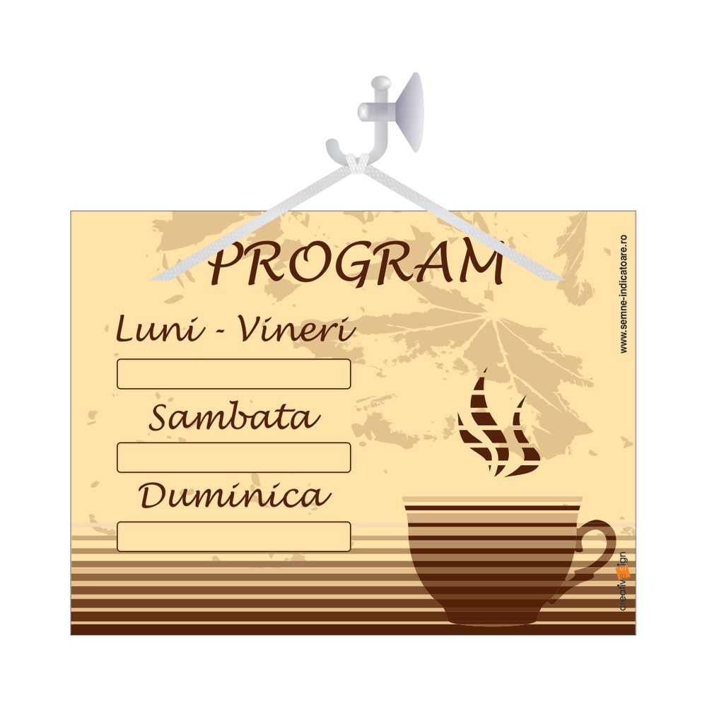 Indicator Program De Lucru  Creative Sign