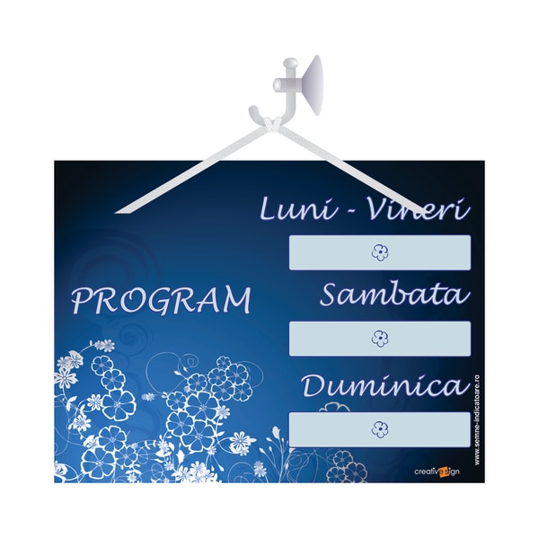 Indicator Program De Lucru  Creative Sign