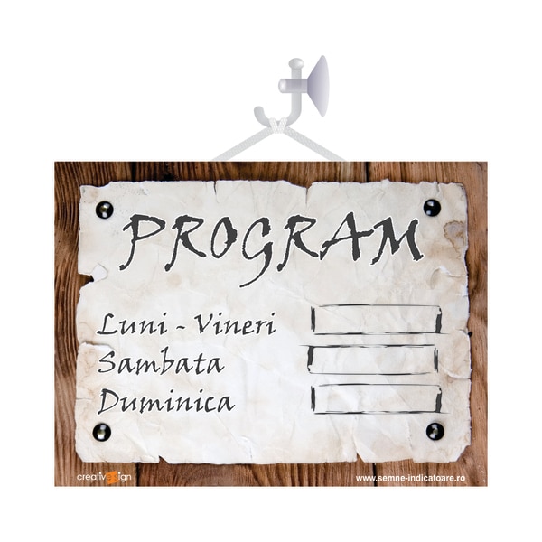 Indicator Program De Lucru  Creative Sign