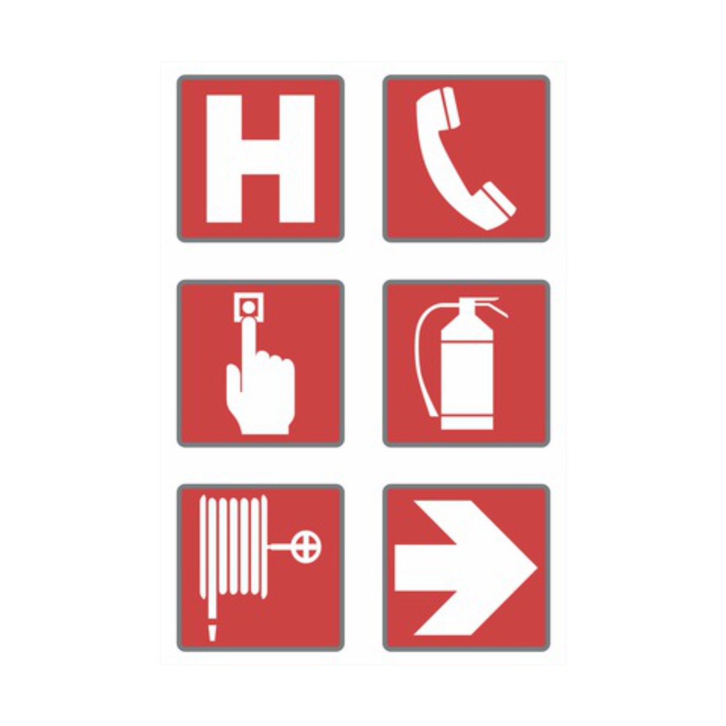 Set Indicatoare PSI, 6 Pictograme  Creative Sign