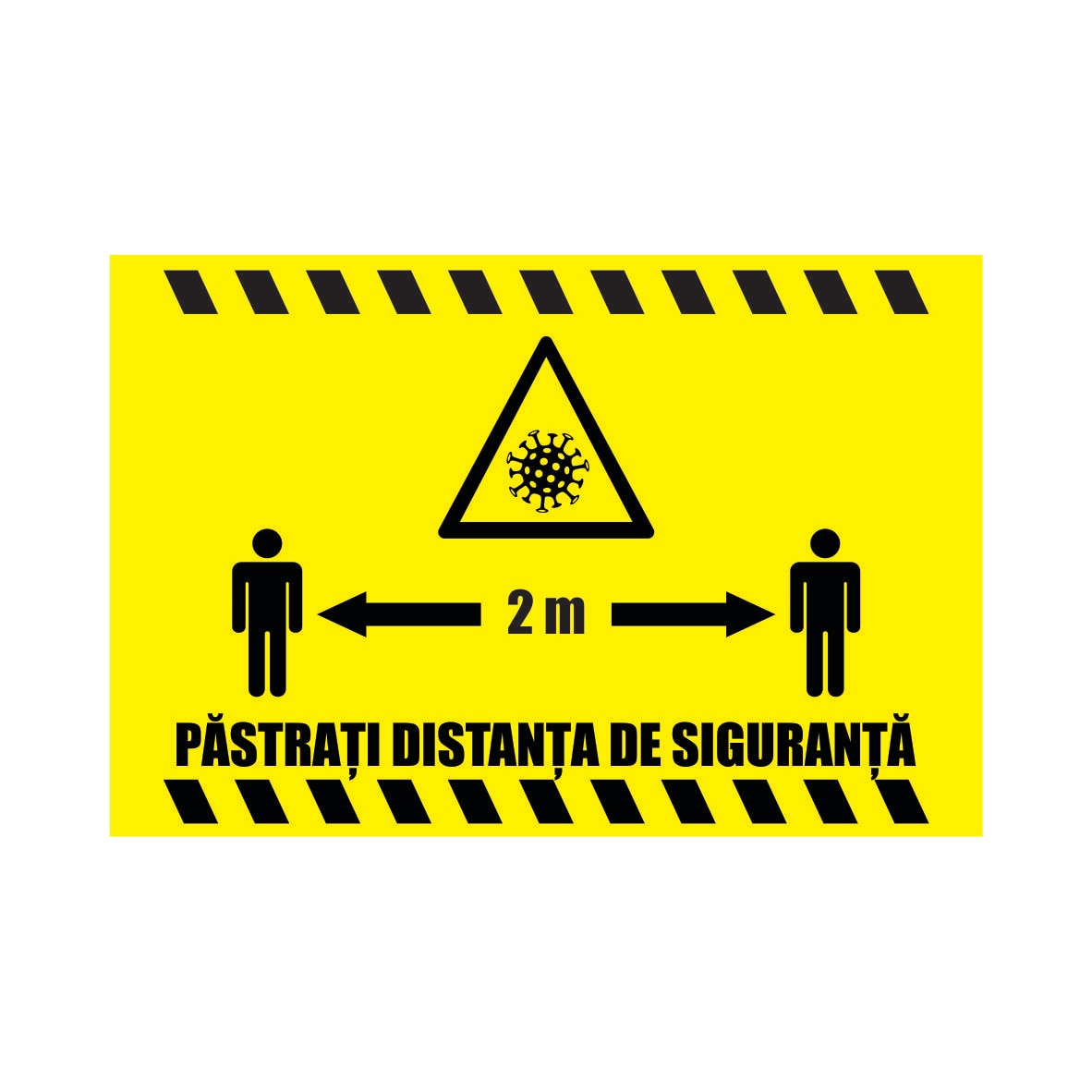 Indicator Pastrati Distanta De Siguranta 2M  Creative Sign