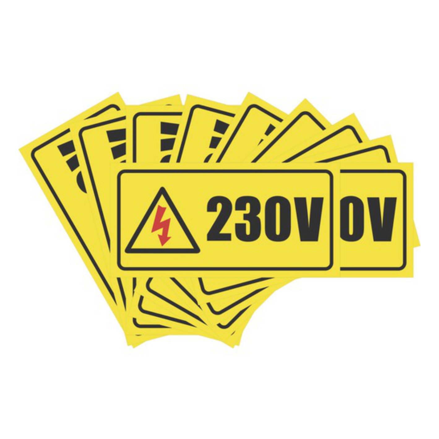 Semne Avertizare 230V Set 10 Buc  Creative Sign