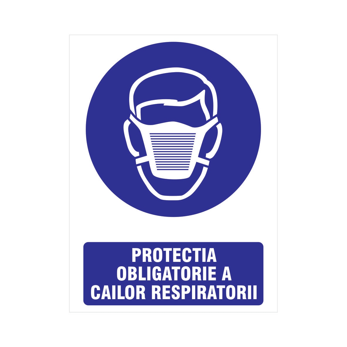 Indicator Protectia Obligatorie a Cailor Respiratorii  Creative Sign