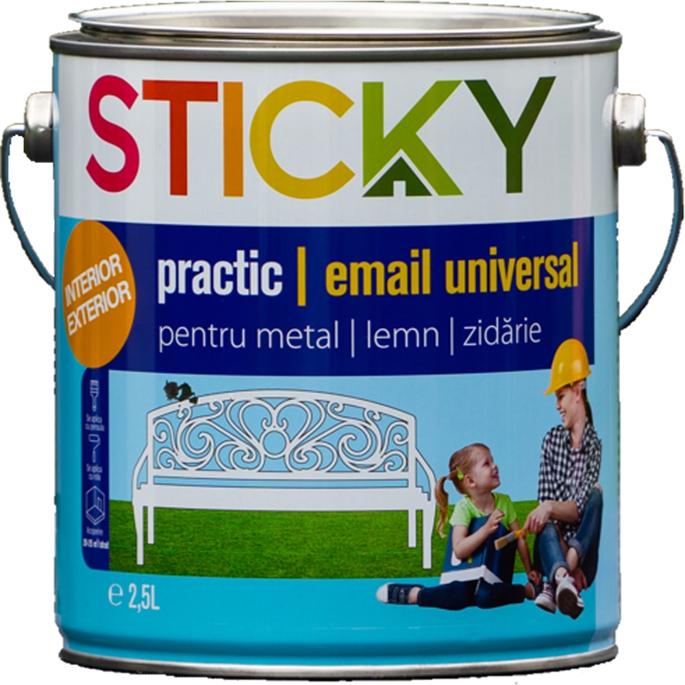 Email universal STICKY, verde, 2.5L