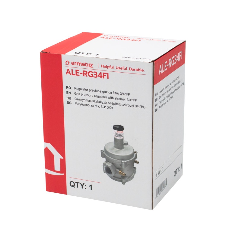 Regulator gaz, 3/4", cu filtru