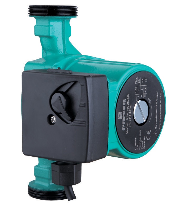Pompa recirculare apa, 10 Bar, RS25, 4G, 180 mm   Everline