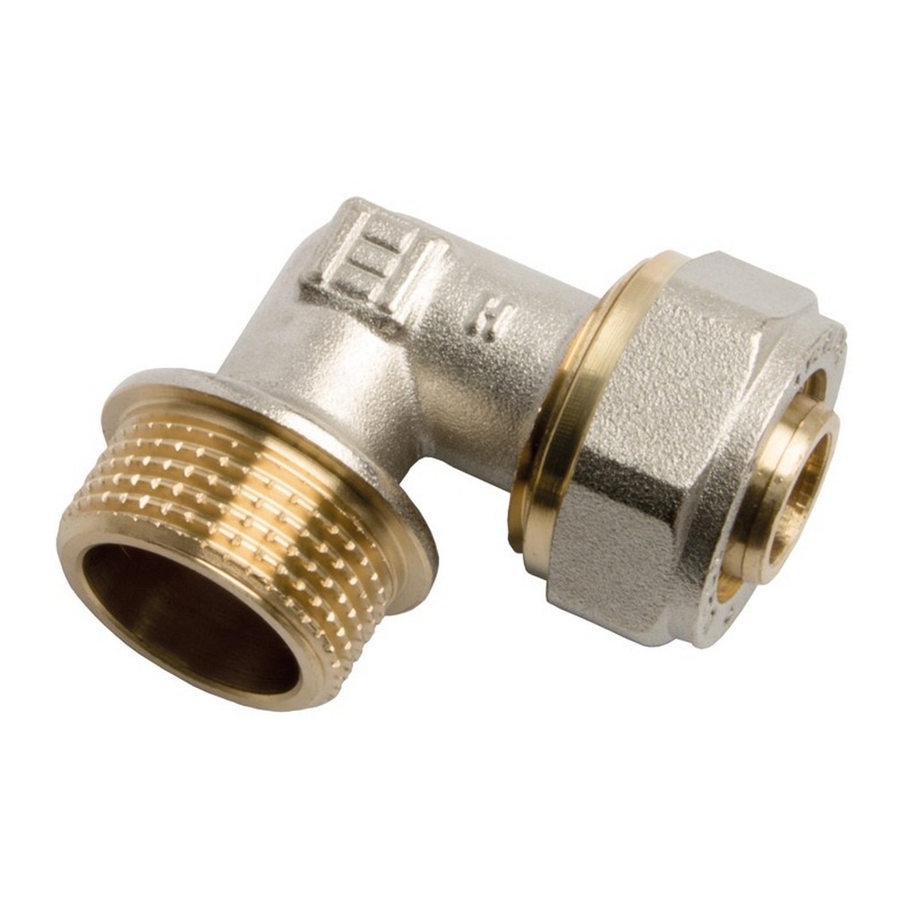 Cot pexal aliaj, 20 mm, racord 3/4, filet exterior