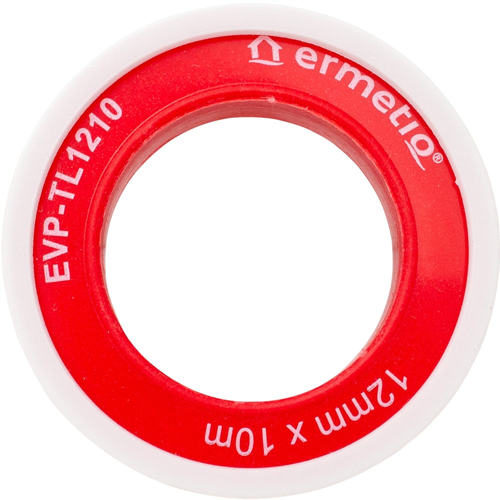 Banda teflon Everpro, 12 mm x 10 m, alb
