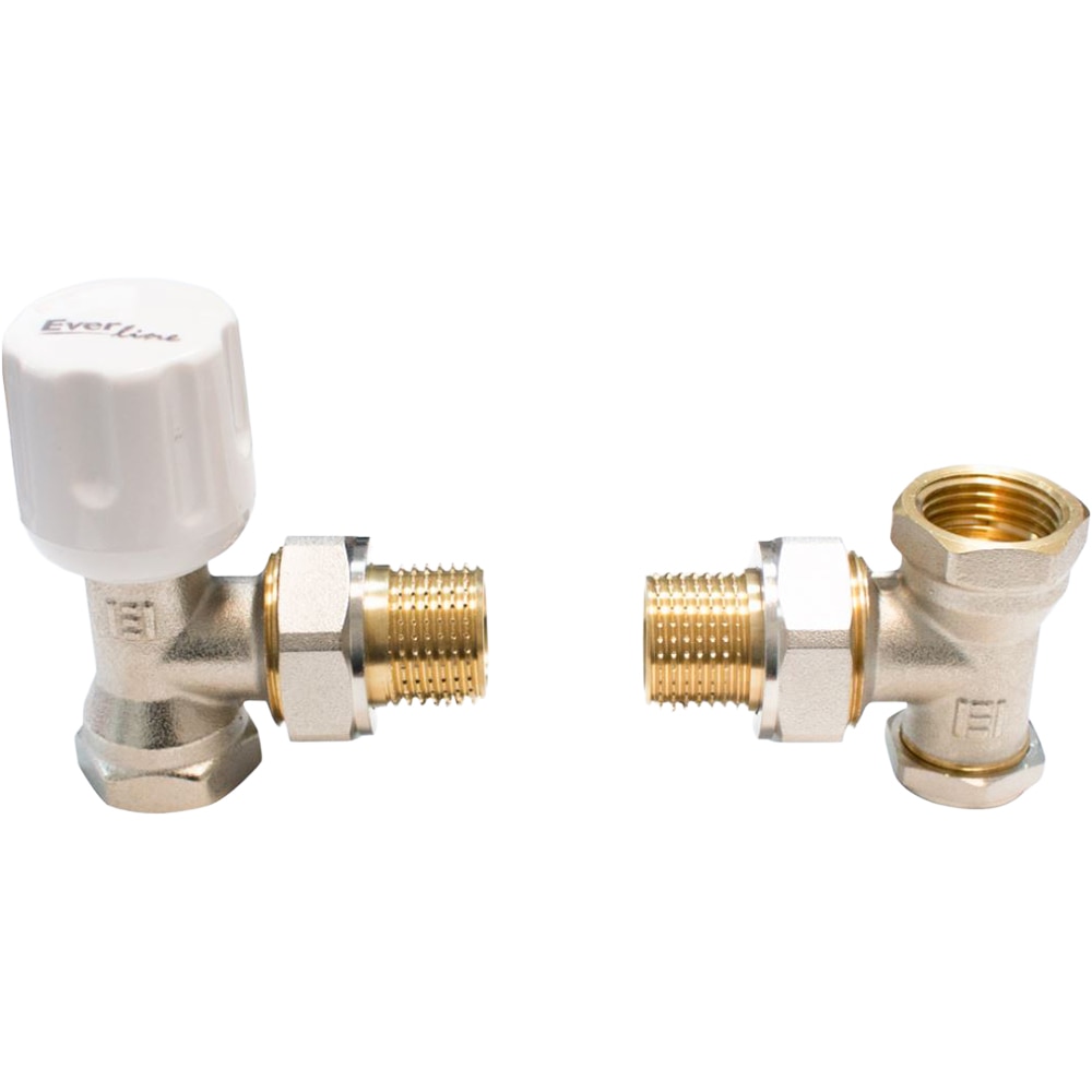 Set 2 robineti tur-retur Everline EVP-ST12MFA, racord 1/2"