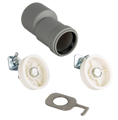 Rigola Dus, Inox, Classic Negru, 700 x 70  Ermetiq