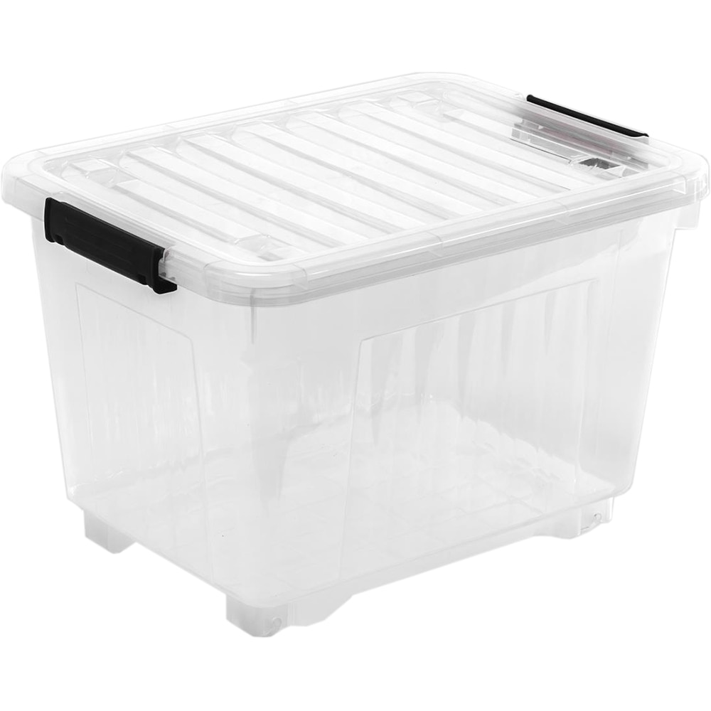 Cutie depozitare STERK PLAST Tidy, 28.4 x 39 x 25 cm, transparent