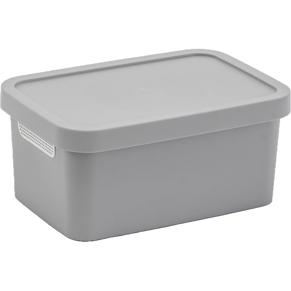 Cutie depozitare STERK PLAST Love, 46 x 33.5 x 16 cm, gri