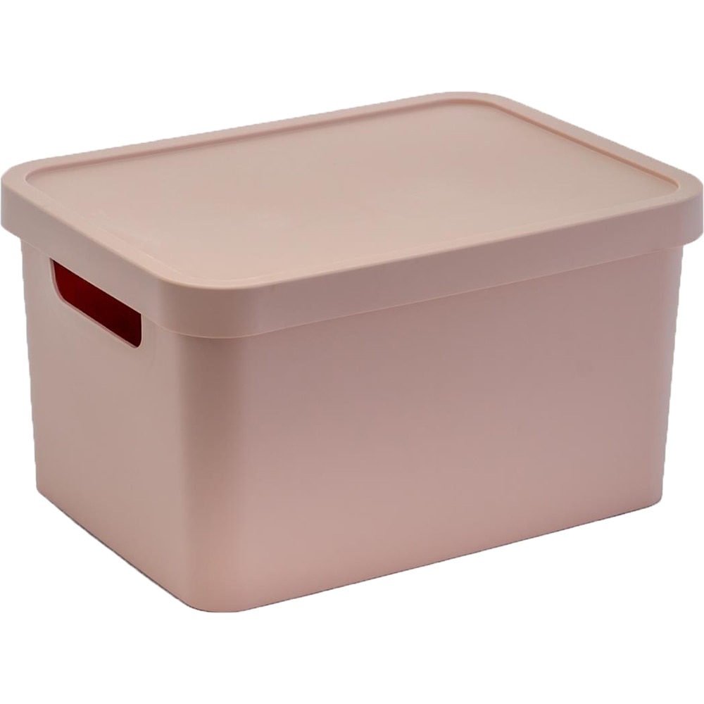 Cutie depozitare STERK PLAST Love, 46 x 33.5 x 25.5 cm, roz