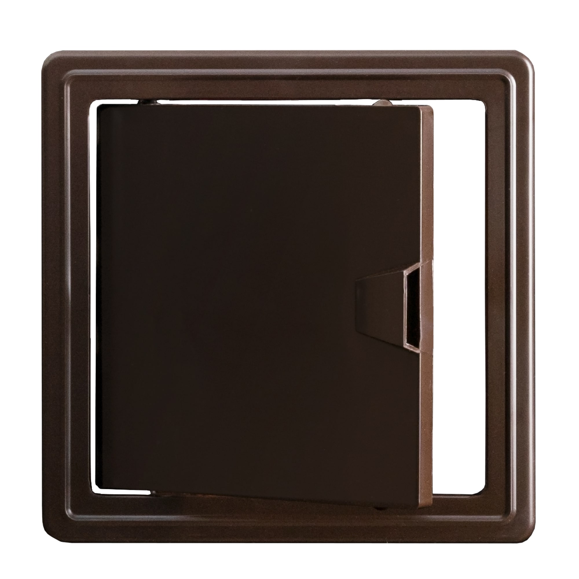 Usa de vizitare, maro, plastic 150 x 150 mm  Te-Ma