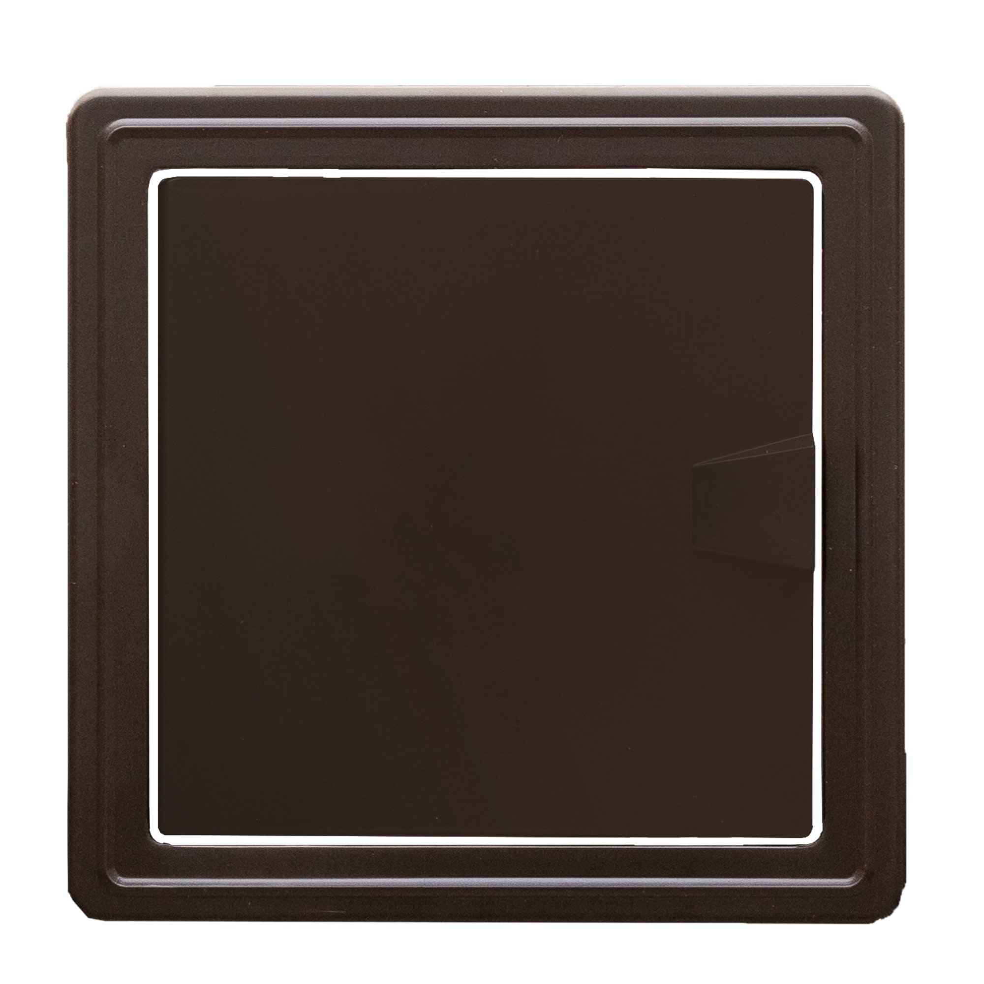 Usa de vizitare, maro, plastic, 300 x 300 mm  Te-Ma