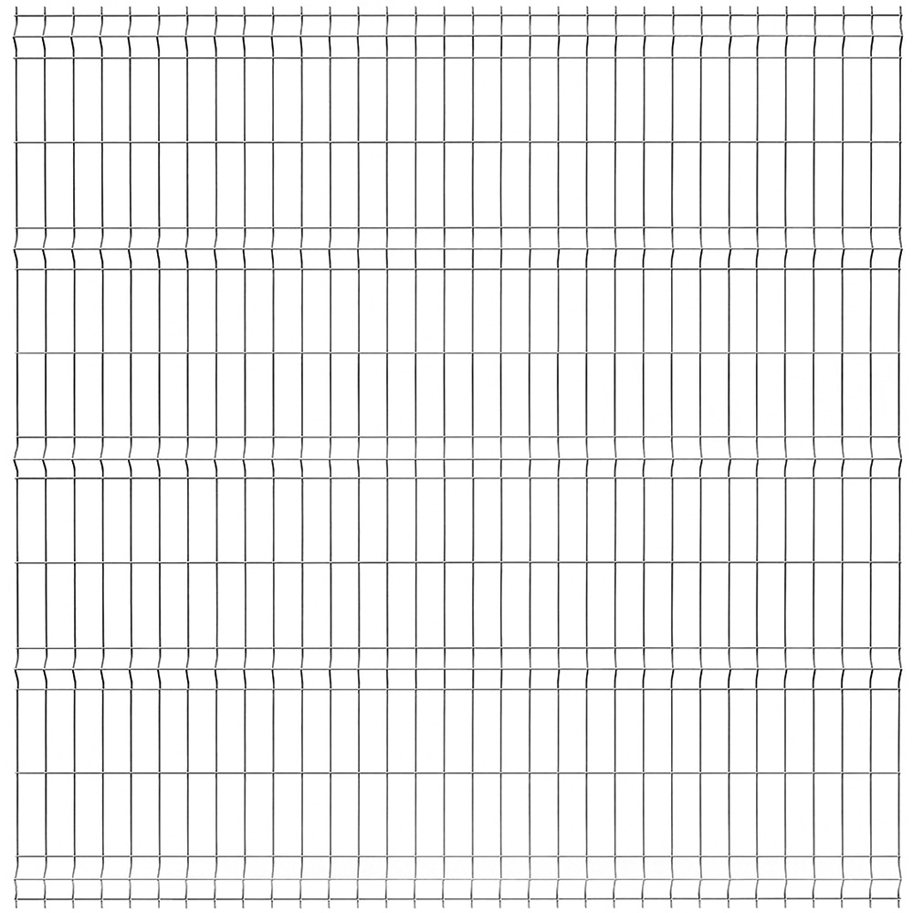 Panou gard bordurat zincat, 200 x 200 cm, 3.8 mm