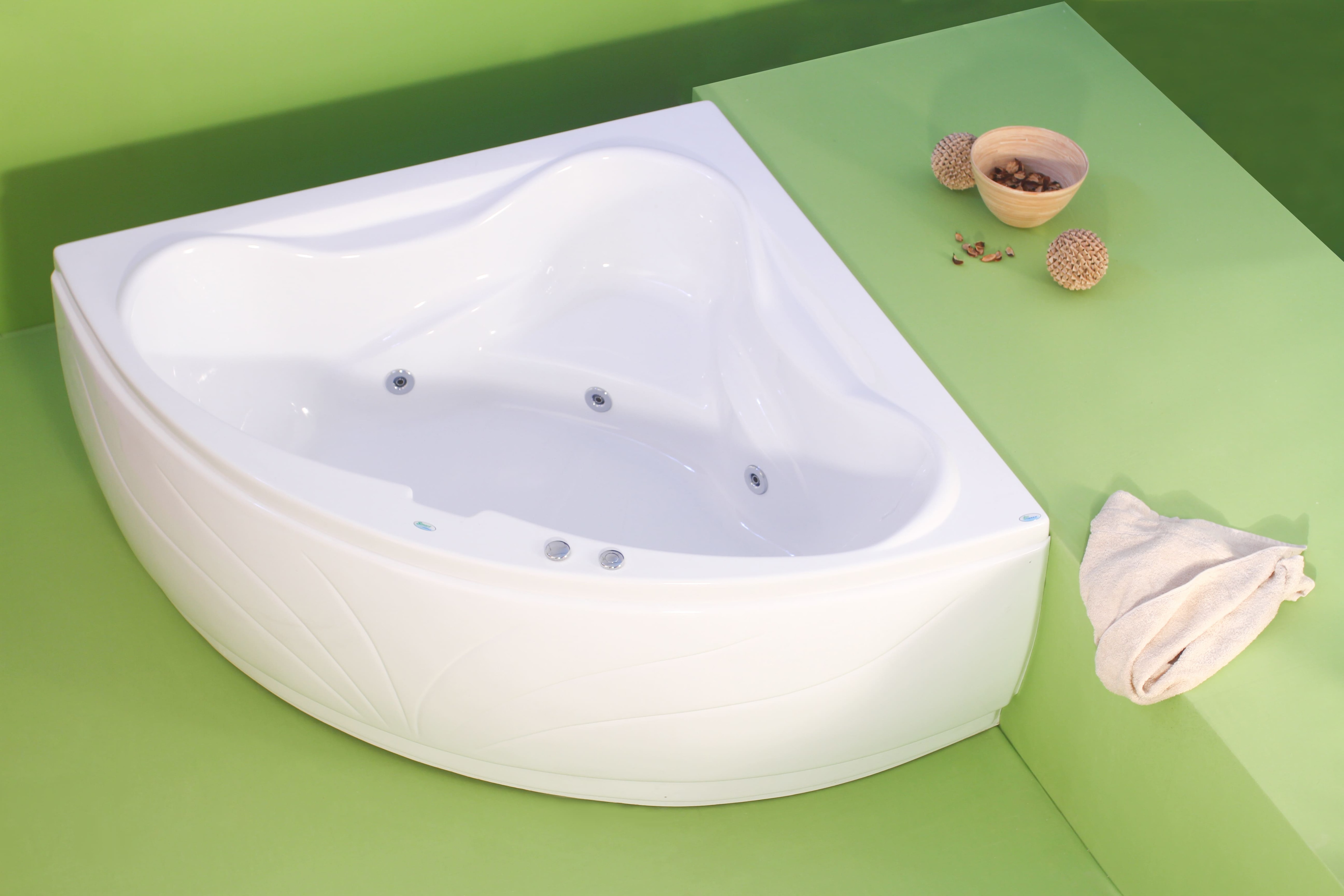 Set cada hidromasaj, semirotunda, 140 x 140 cm • Venus