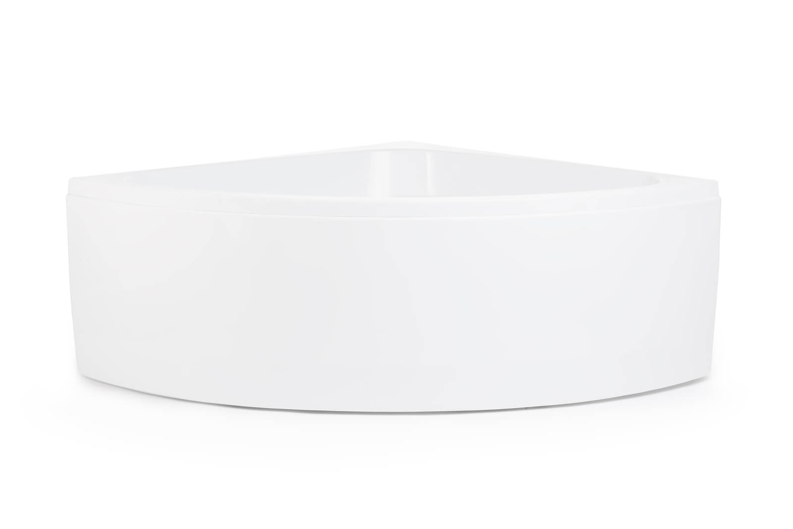 Cada baie cu hidromasaj FIBREX Royal, semirotunda, acril, 140 x 140 cm, alb