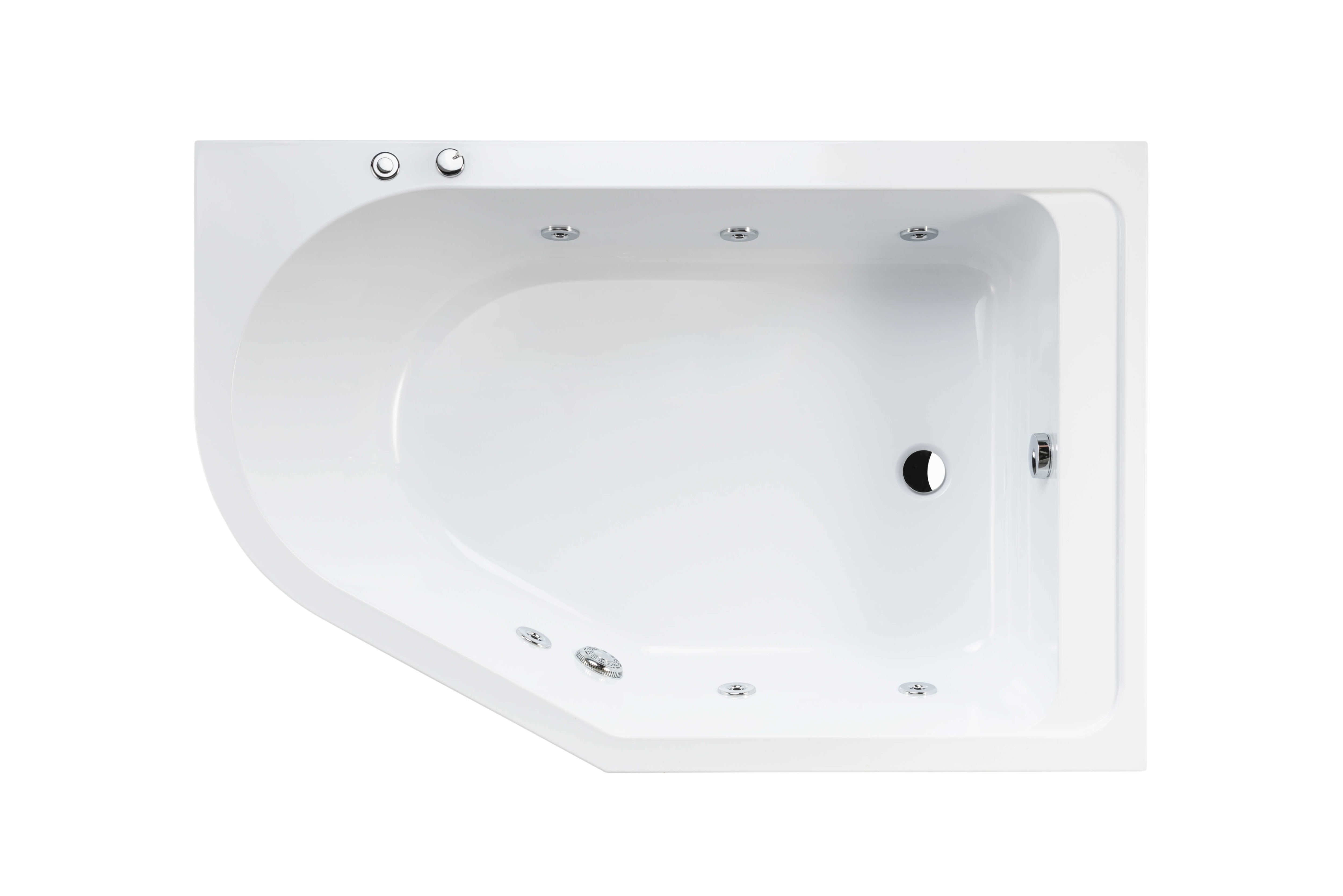 Cada hidromasaj, stanga, 150 x 100 cm  Scuba