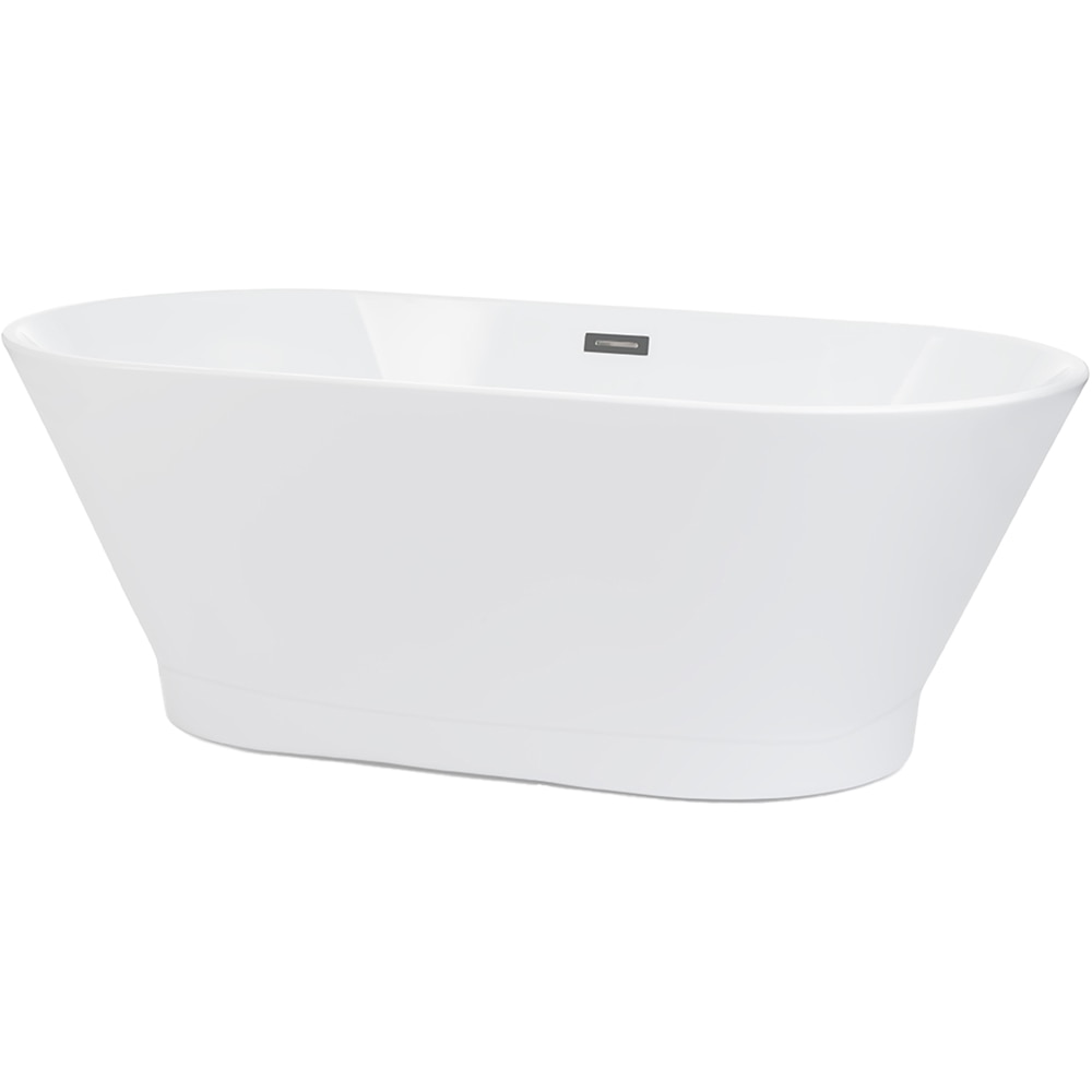 Cada baie freestanding Fibrex Oslo, acril, 150 x 70 x 60 cm, alb