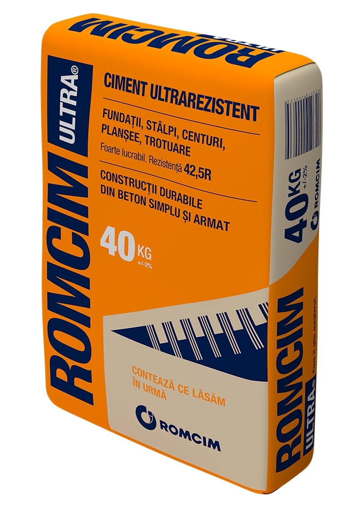 Ciment Romcim Ultra, 40 kg, 42.5 rezistenta  CRH Ciment