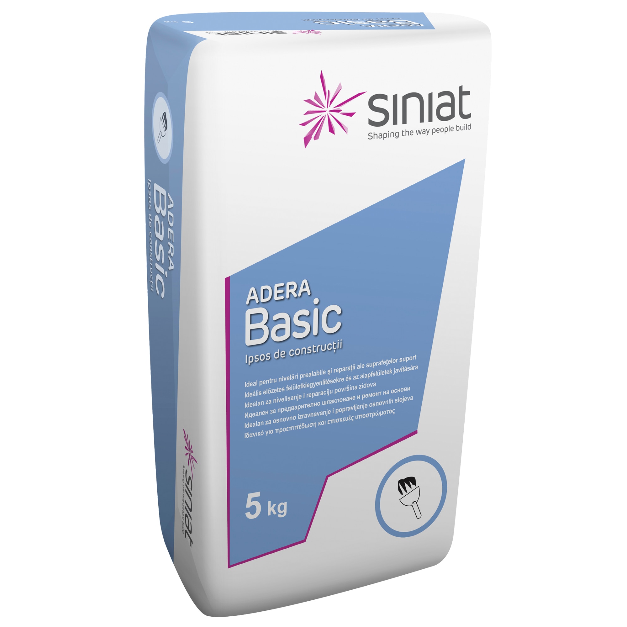 Ipsos pentru constructii, 5Kg  Siniat Adera Basic 