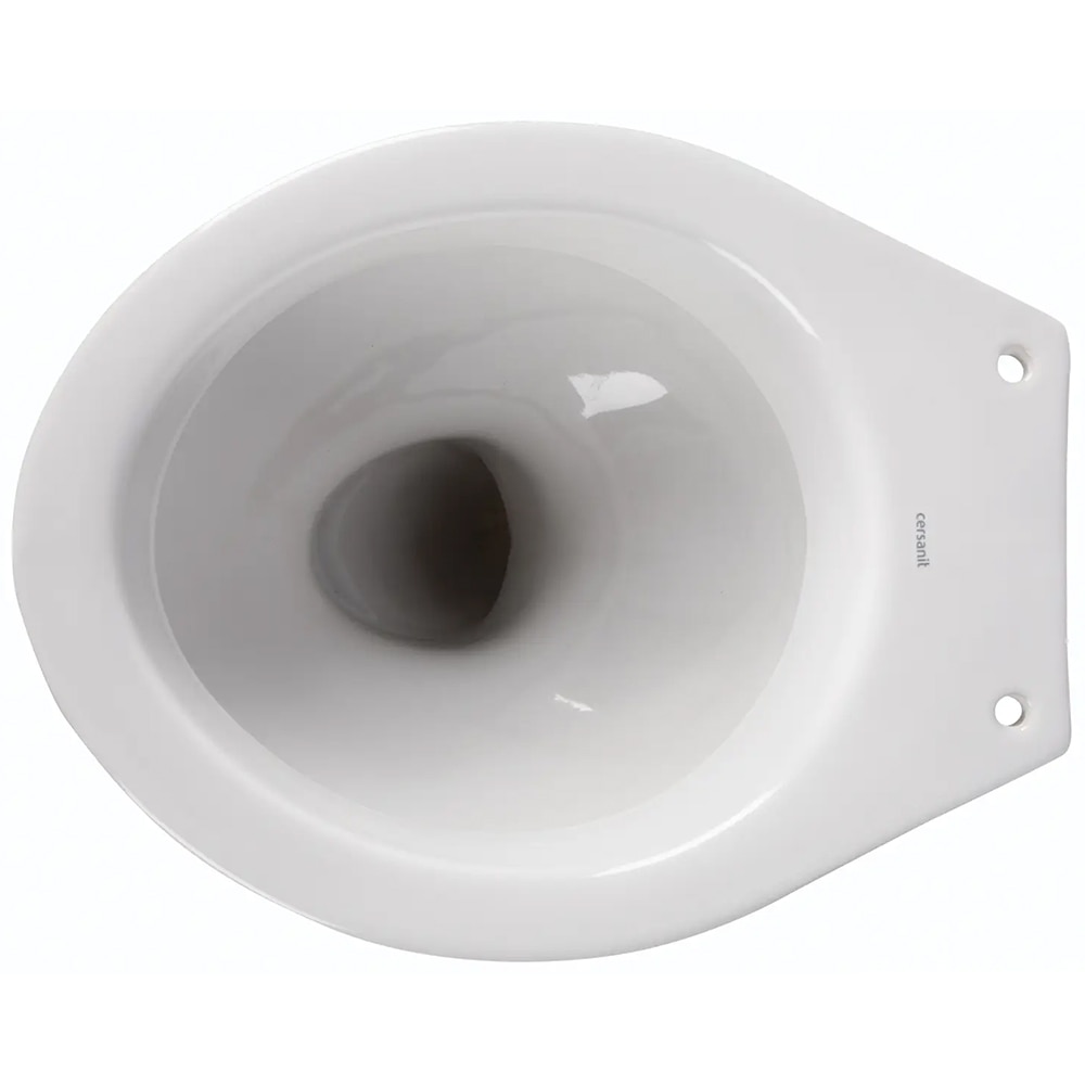 Vas WC CERSANIT Roma R20, portelan, monobloc, montaj pe pardoseala, evacuare orizontala, alb