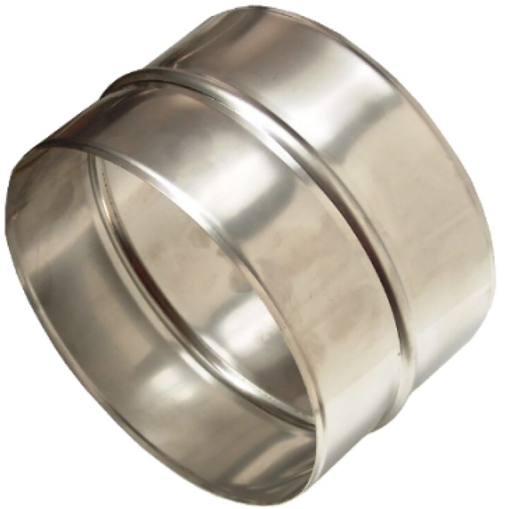 Mufa racordare tub flexibil dublu perete la tub rigid, D80 mm, inox