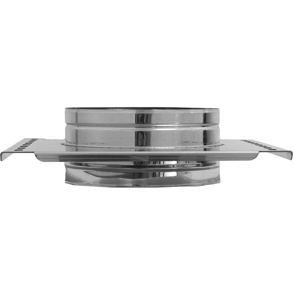 Suport intermediar cos de fum dublu perete VULCANO, D180/250 mm, grosime 0.5 mm, inox