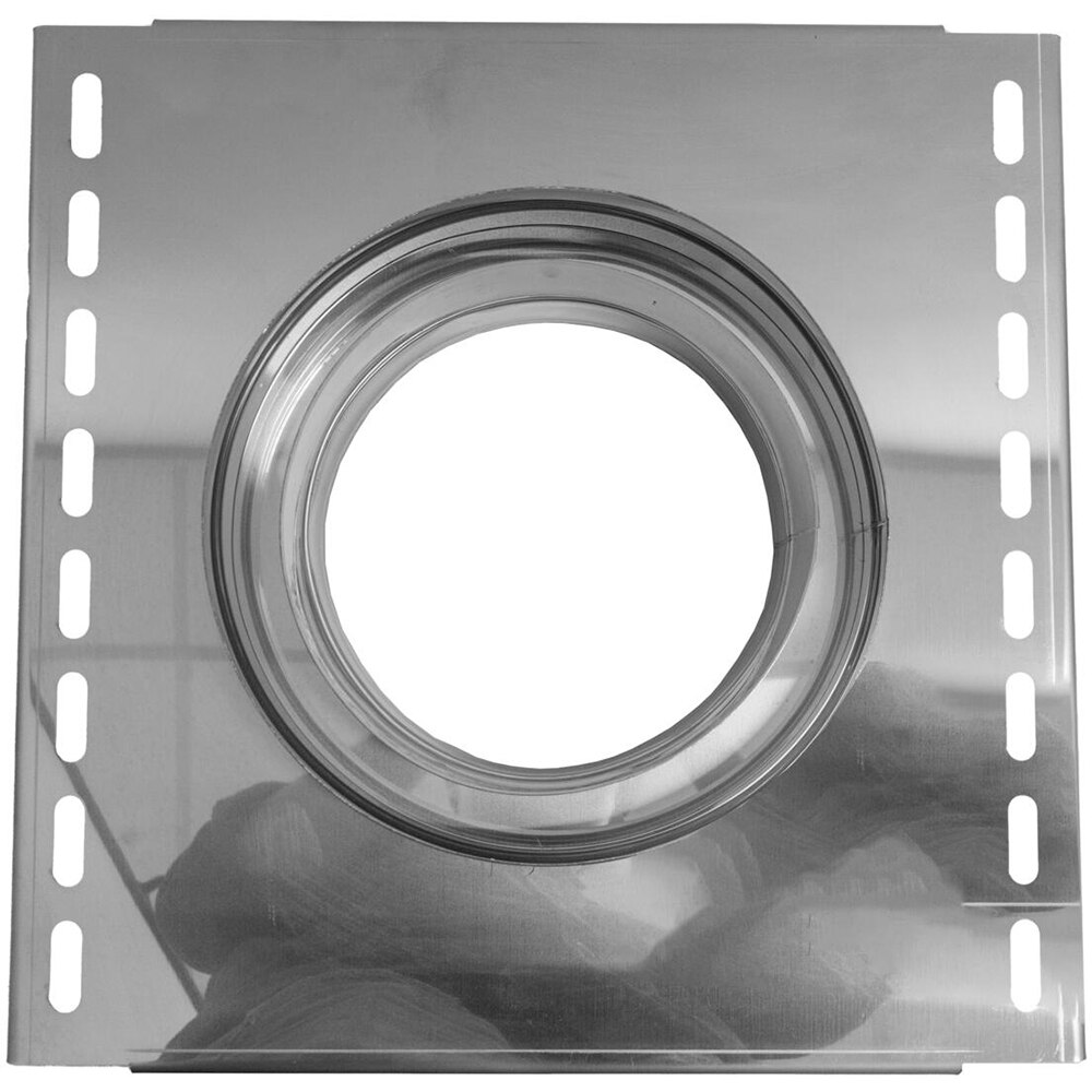 Suport intermediar cos de fum dublu perete VULCANO, D180/250 mm, grosime 0.5 mm, inox