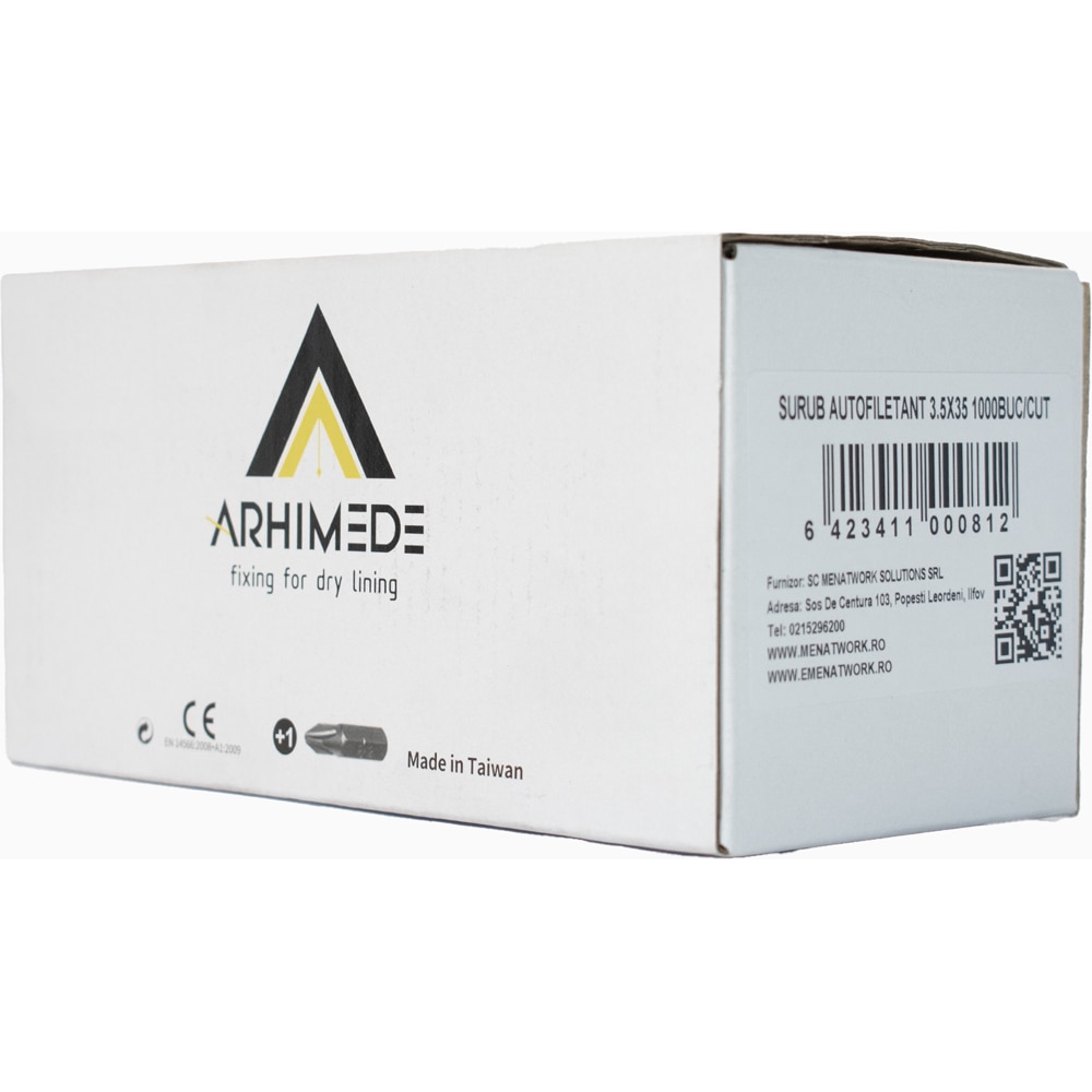 Surub autofiletant, PH2, 3.5 x 35mm, metal, 1000buc