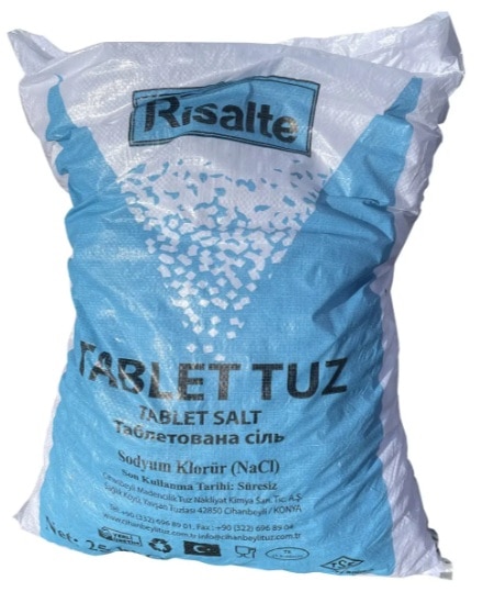 Tablete sare pentru dedurizarea apei, 25 kg