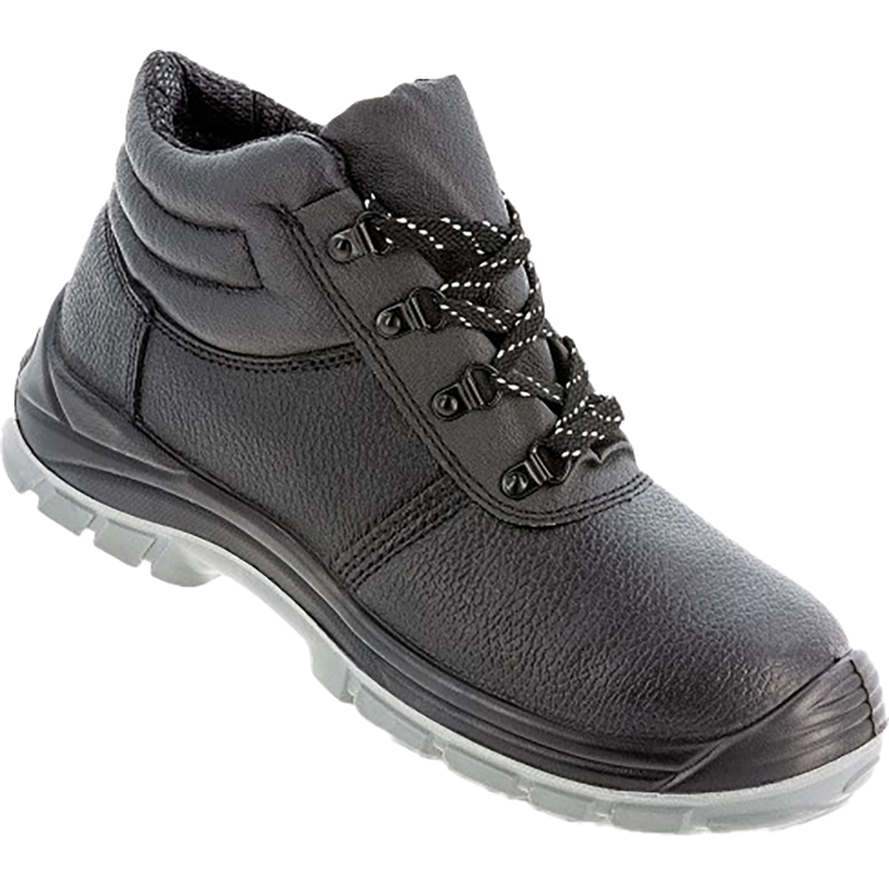 Bocanci de protectie DCT Torino, S1, bombeu metalic, piele, marimea 44, negru