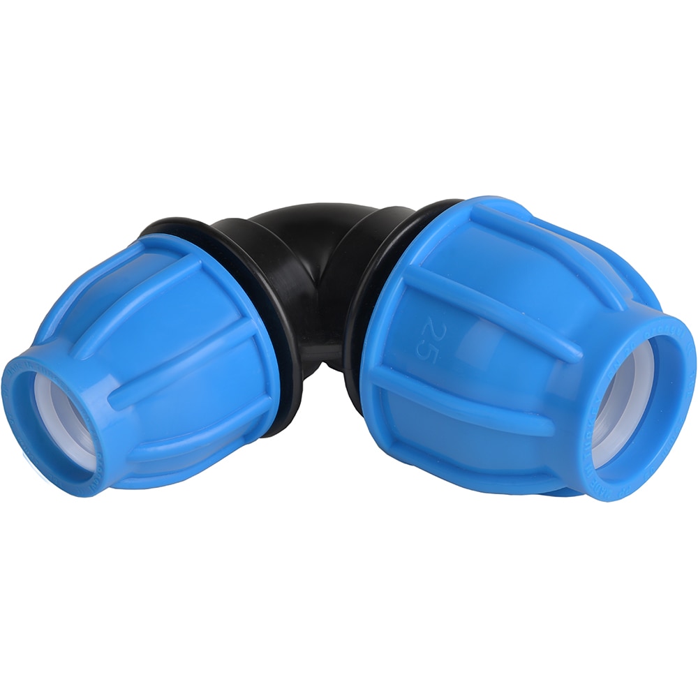 Cot compresiune, 50 mm, 90 grade, negru-albastru