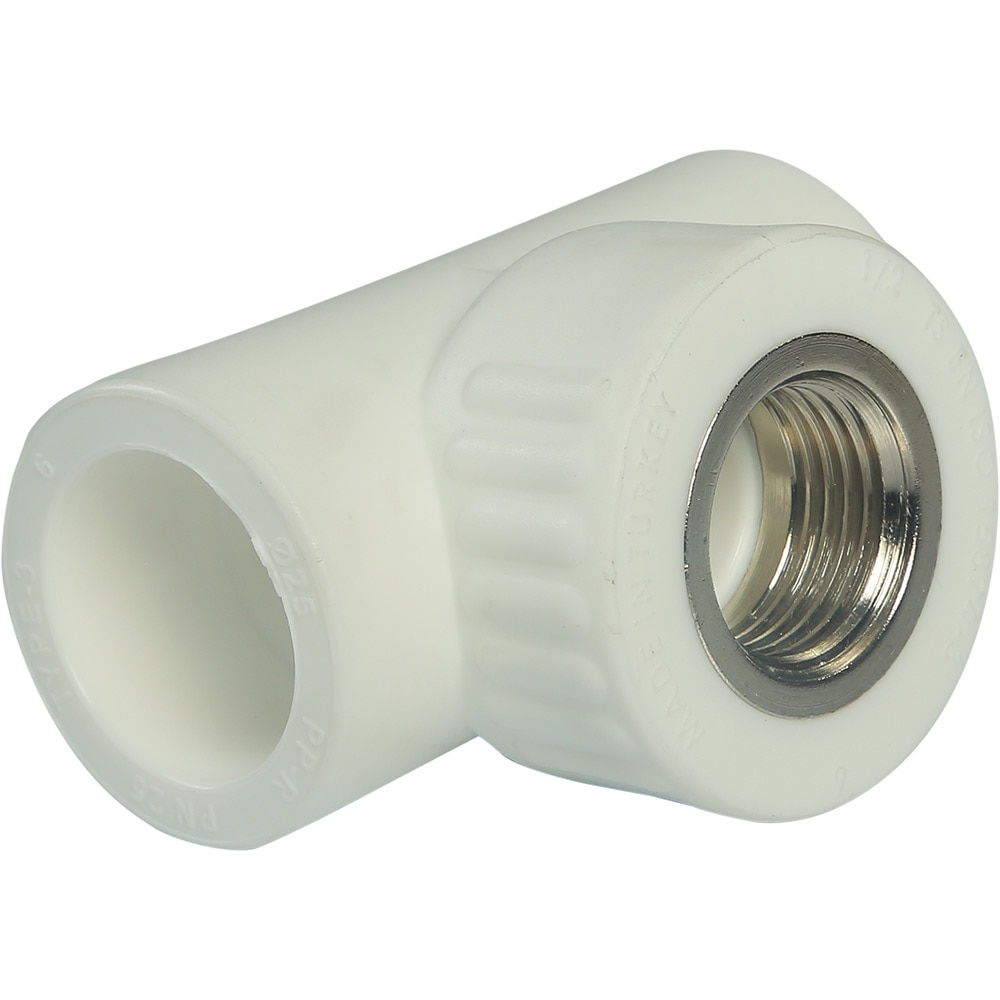 Teu cu olandez, 20 mm x 1/2 FI, PPR, alb