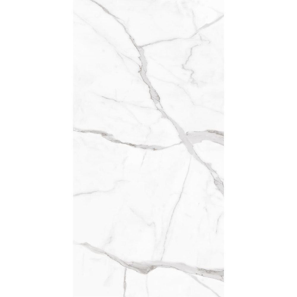 Gresie interior/exterior Global, marmura alb lucios, 60 x 120 cm, 9 mm, 1.44 m2/cutie